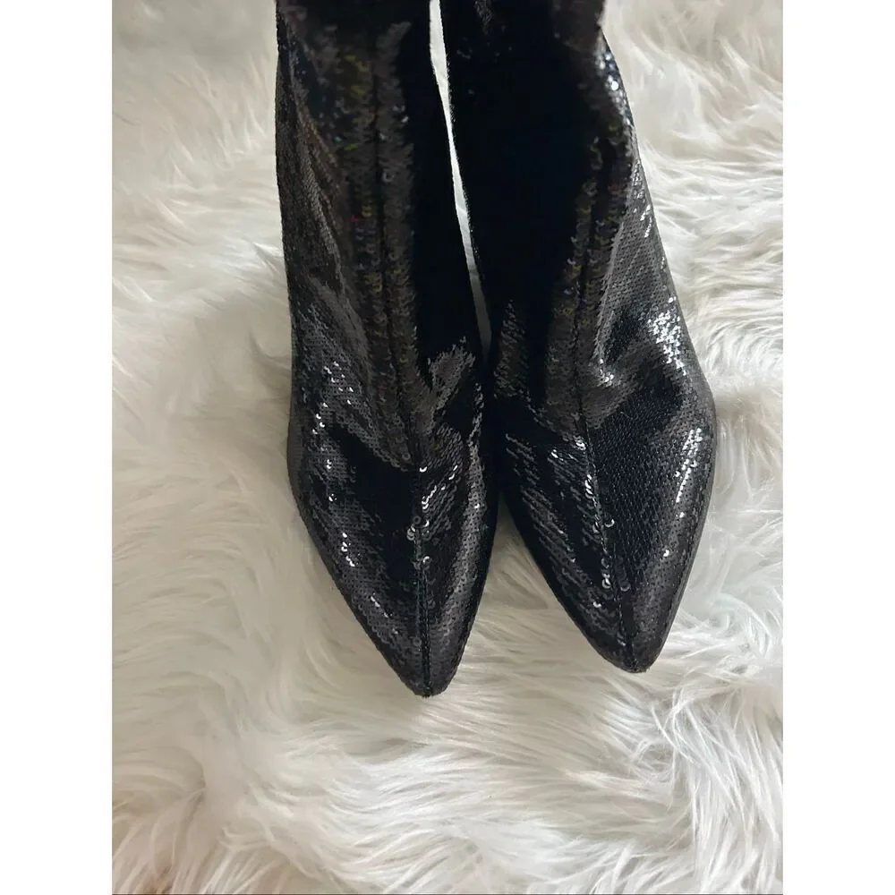 Guess black sequin